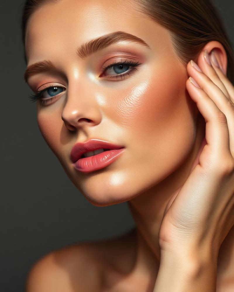 Liquid Glow Foundation on model